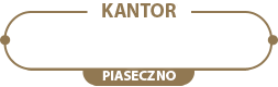 Kantor Piaseczno – Kantor Wymiany Walut na Jana Pawła 9/2 Logo